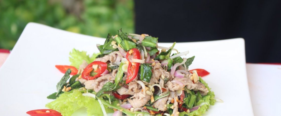  Manago Salad, Amok Fish, Banana Sweet